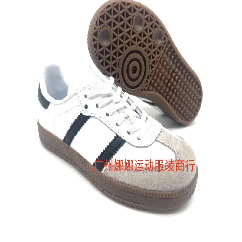 Fashion Leopard Print German Training Shoes 2024 Early Autumn Lightweight And Comfortable Foreign Style Korean Style Small Board Shoes For Boys And Girls - Image 3