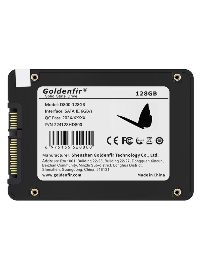 جولدنفير قرص صلب SSD سعة 128 جيجابايت SATAIII من Goldenfir مقاس 2.5 بوصة لأجهزة الكمبيوتر المحمولة  - Image 4