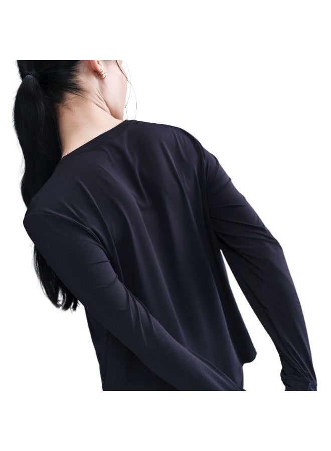 Nike Women’s Nike One Classic Dri-FIT Long-Sleeve Top - Image 2