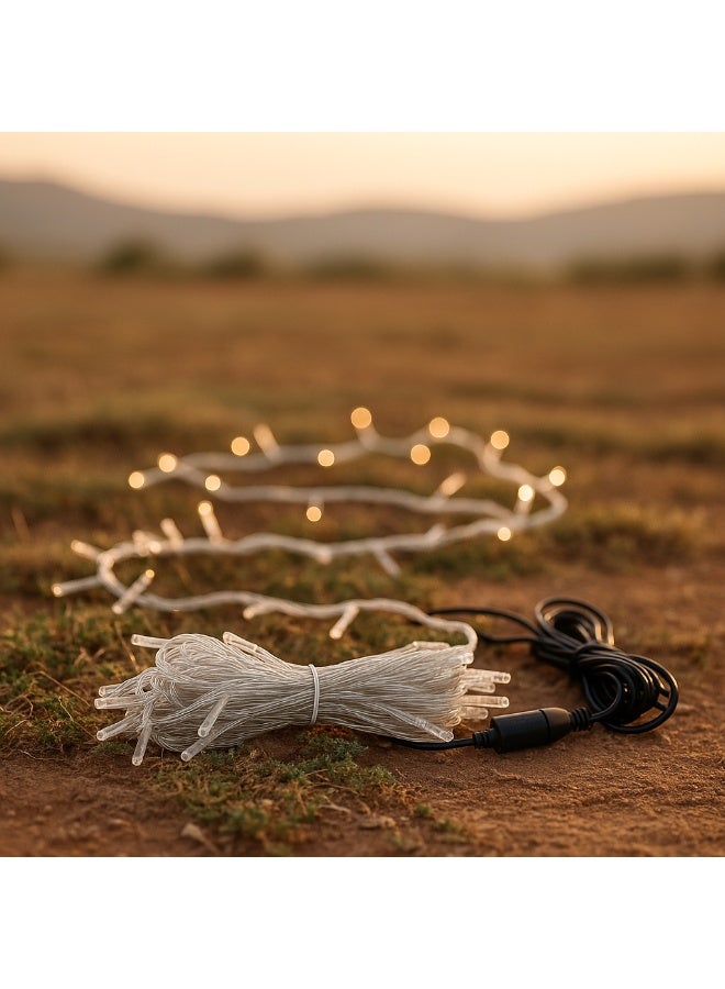 DLC 10m Flexible Decorative LED Light String Powered by Car Lighter – Ideal for Camps, Gatherings & Outdoor Trips - Image 4