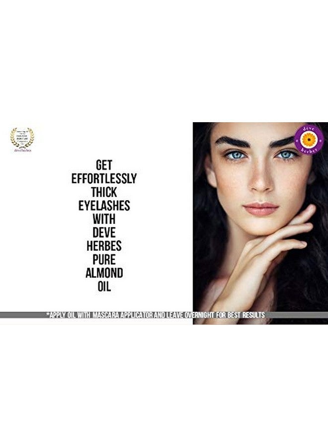 Deve Herbes Pure Almond Oil (Prunus Dulcis) With Glass Dropper Natural Therapeutic Grade Cold Pressed 30Ml - Image 5