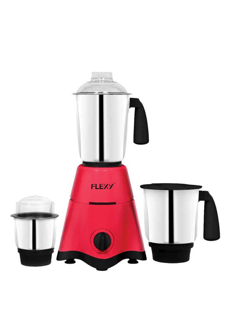 Flexy 3 in 1 Mixer Grinder, 600W, Stainless Steel Jars, Smart Sensor, Harmonic Grinding, Swirl Blades, Overload Protection, 3-Speed Control, Made in India, 2-Year Warranty.  - Image 1