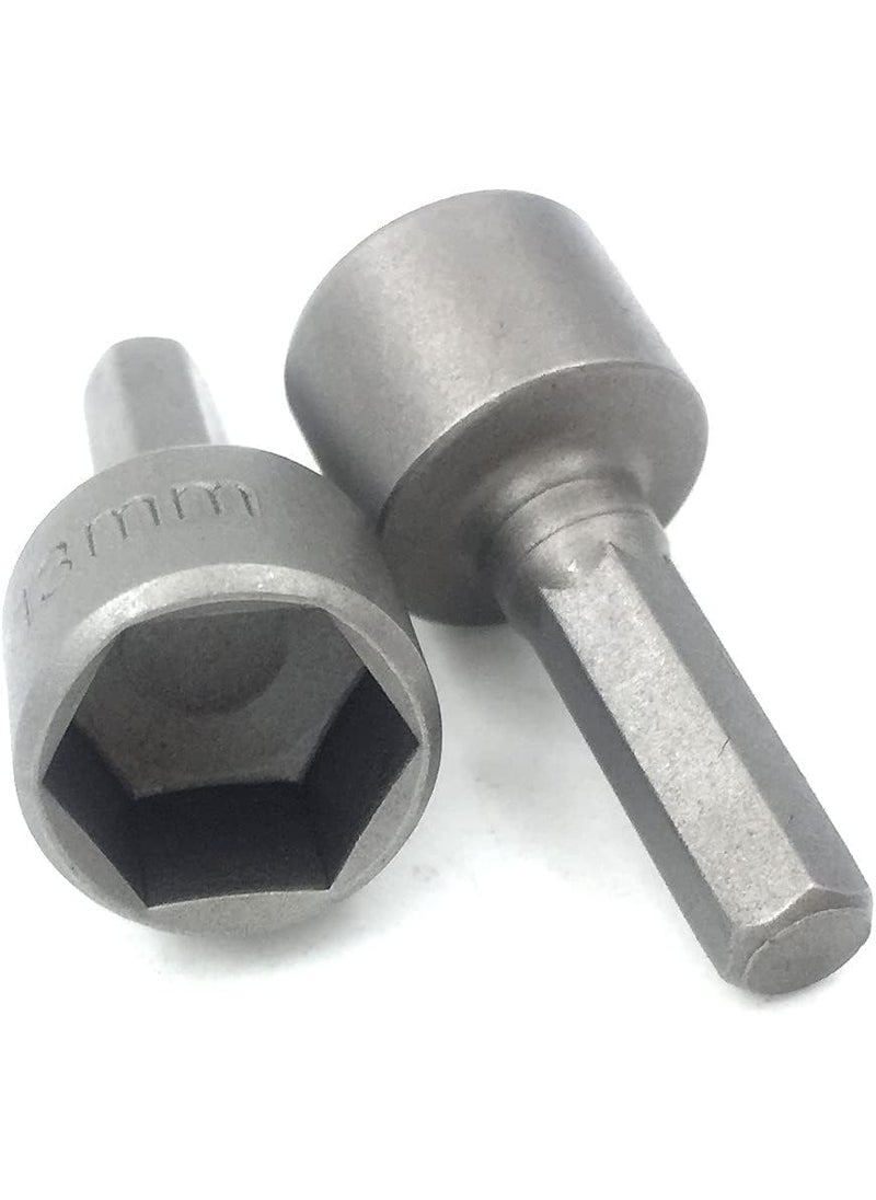 BANISTROKES BANISTROKES 9pc Nut Driver Drill Bit Set Socket Bit Chuck Adapter 14 Hex Shank 513mm Socket Sleeve Wrench Screw Power Drill Adapter Tool for Screws Hooks Bolt Heads  - Image 5