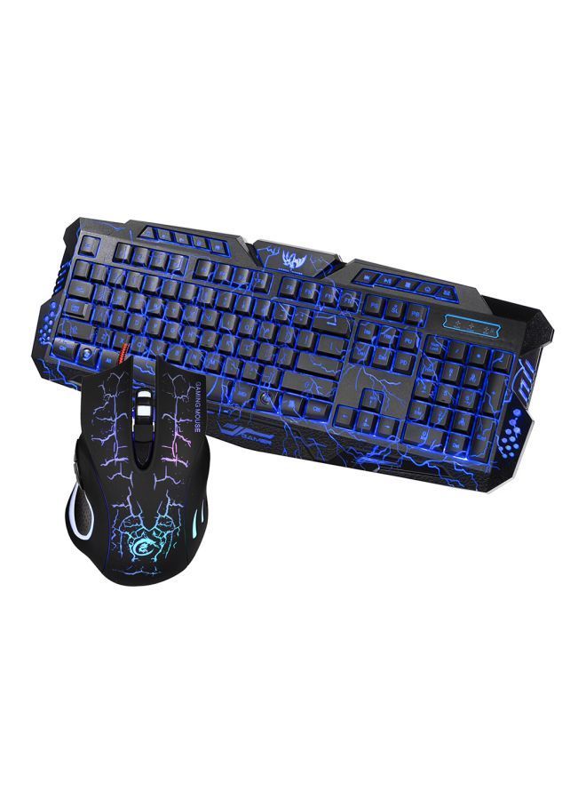 NIBEMINENT LED Backlit Gaming Keyboard And Mouse Set  - Image 1