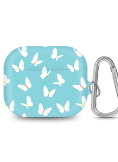 StylePods Case for Airpods 3rd Gen Case With Anti-Lost Keychain - Fluttering Butterfly