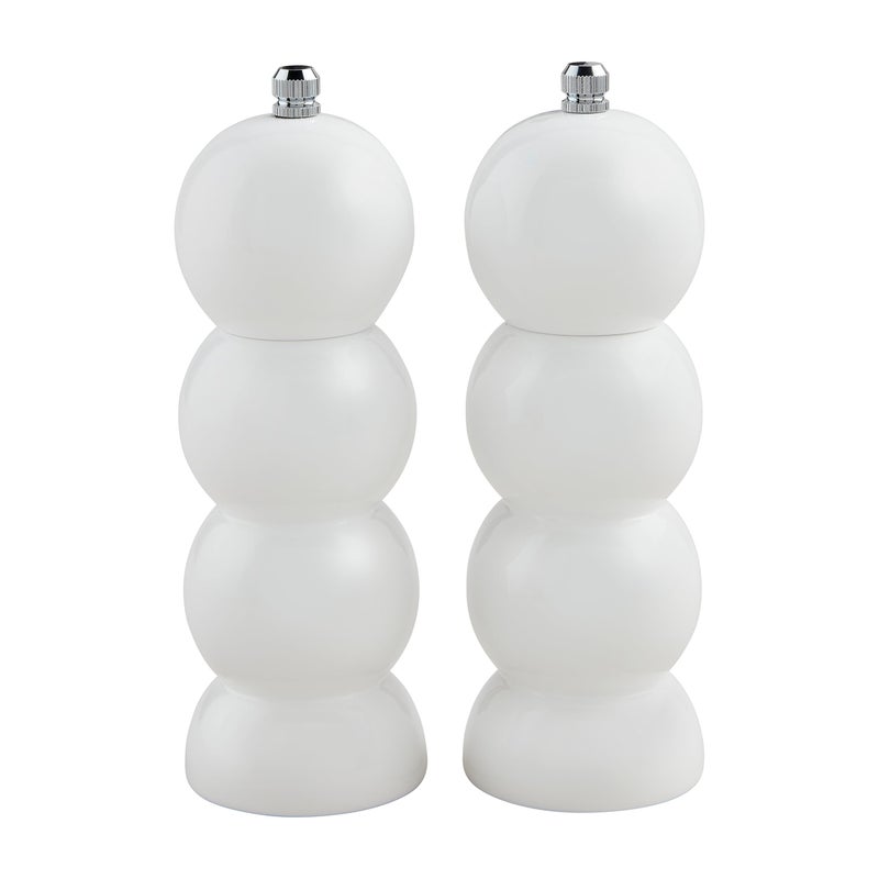 Mud Pie Classic Salt Pepper Grinders; 6.25" X 2.25" - Image 1