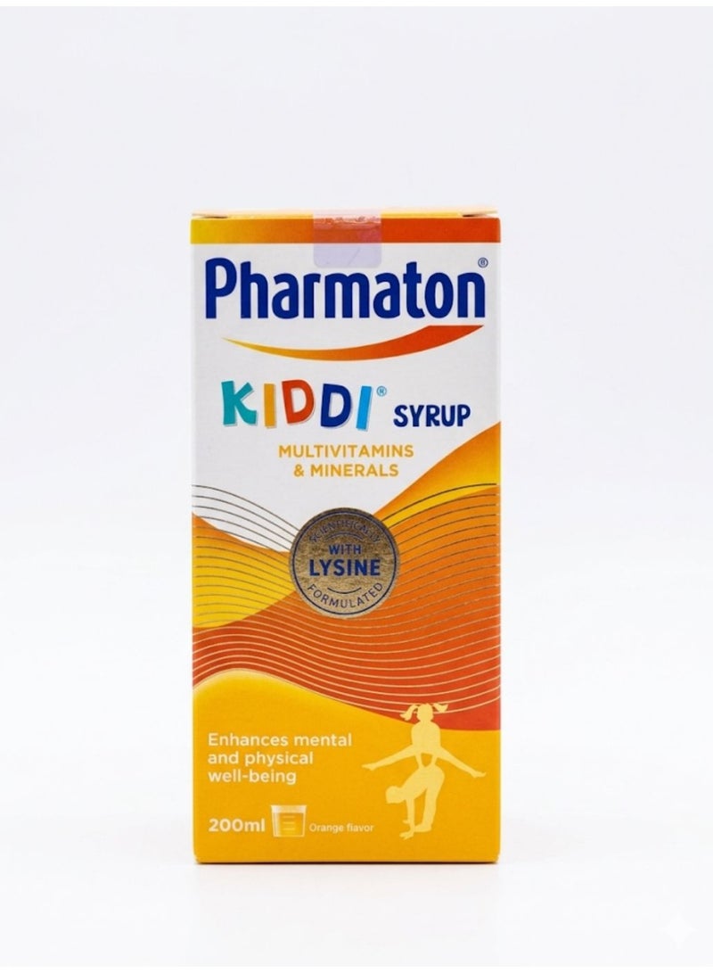 Kiddi Syrup Multivitamins And Minerals 200Ml