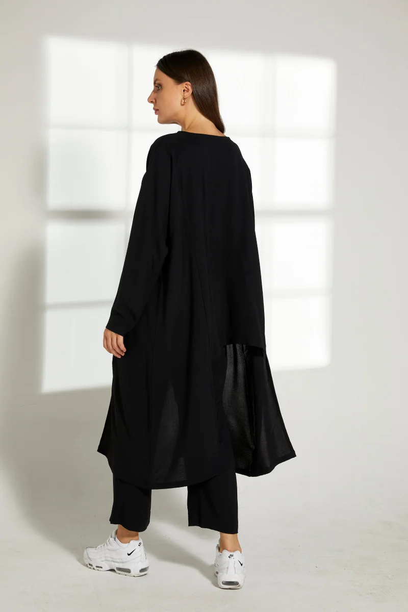 Moistreet  Asymmetric Boat Neck Top & Pants Set for Women | Best Price UAE