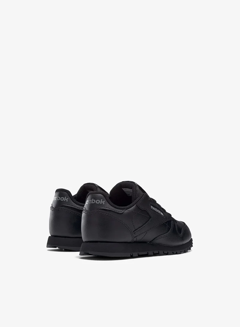 Reebok Black Reebok Classic Leather Kid's Shoes - Black for Men | Best Price UAE