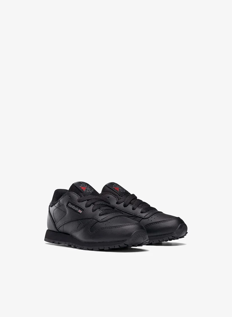 Reebok Black Reebok Classic Leather Kid's Shoes - Black for Men | Best Price UAE