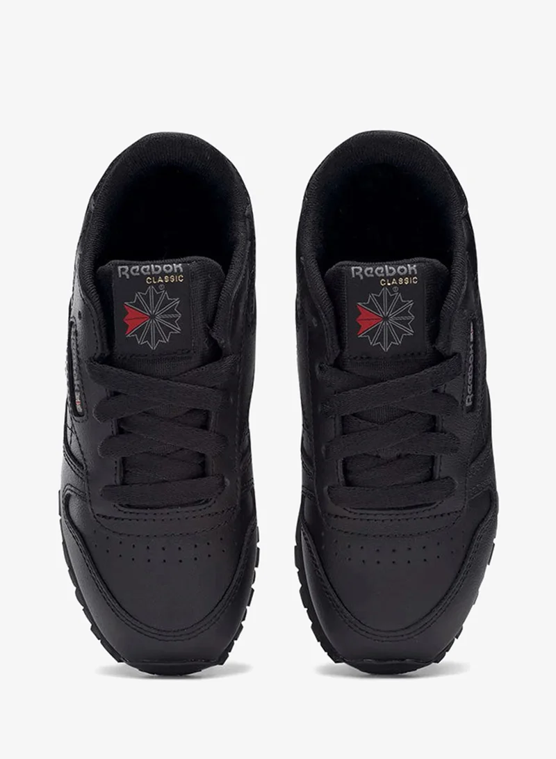 Reebok Black Reebok Classic Leather Kid's Shoes - Black for Men | Best Price UAE