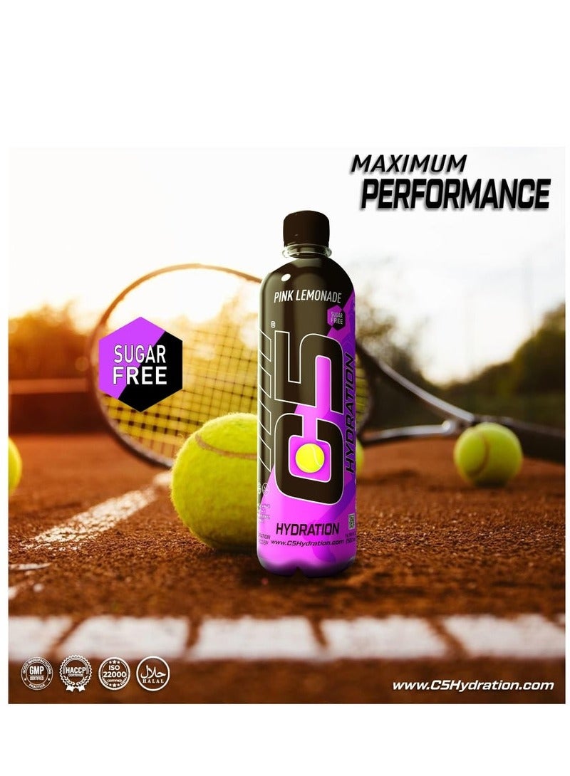 C5 Hydration Drink 500ML Pink Lemonade Pack of 12 - Image 2