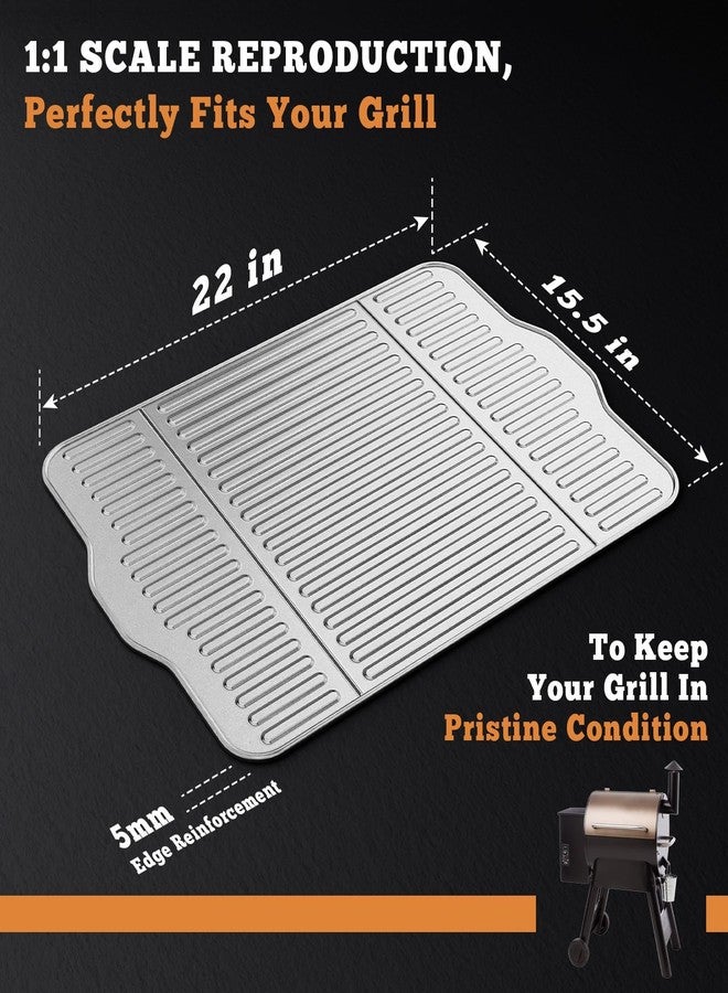 NUPICK 10-Pack BAC507 Grill Drip Tray Liners for Traeger Pro 575, Pro 22 and Elite 22, Grill Accessories for Traeger, Aluminum Disposable Drip Trays,Heat-Resistant Grill Accessory, 22in X 15.5in - Image 4