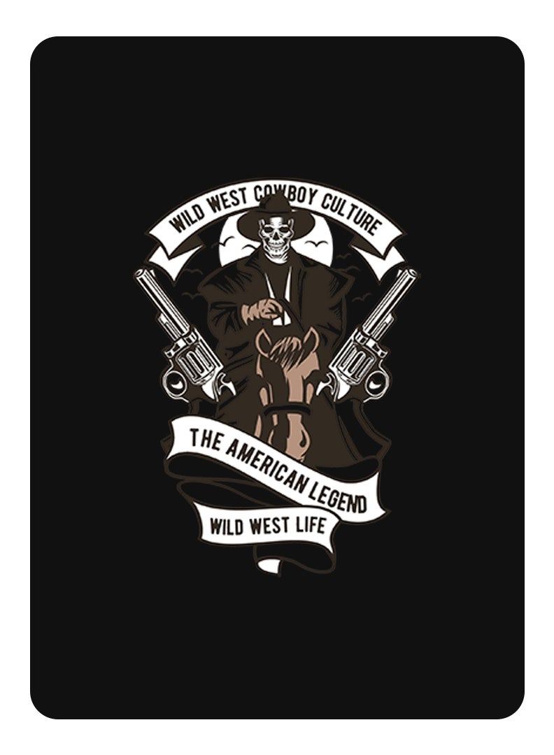 Theodor Protective Flip Case For Samsung Galaxy Tab S9 Ultra With Trifold Stand Auto Wake Sleep Shockproof Cover Wild west cowboy culture copy - Image 1