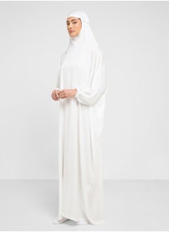 hayas closet Straight Sleeve Hooded Prayer Clothe  - Image 4