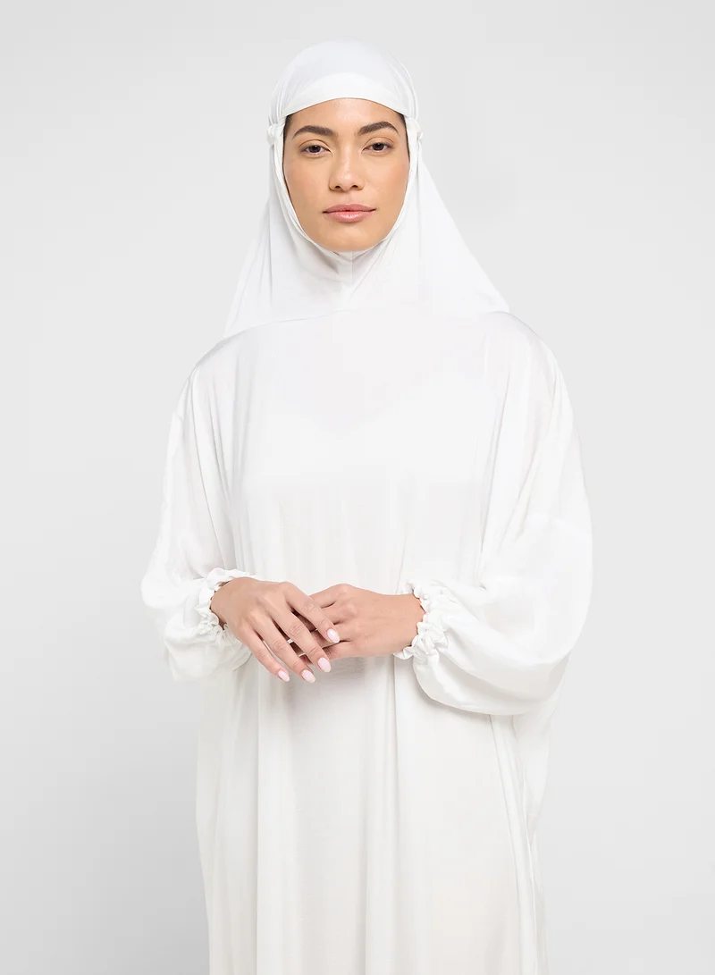 hayas closet Straight Sleeve Hooded Prayer Clothe