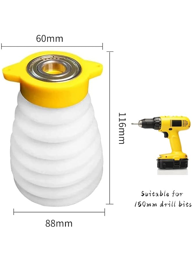 إيروريكس غطاء غبار مطرقة كهربائية، غطاء غبار مثقاب مطرقة كهربائية، غطاء غبار مرن مطول، مقاوم للغبار ومتين - Image 2