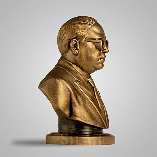 SILAII Dr. B. R. Ambedkar Sculpture – 5 Inch, Antique Bronze Finish | Perfect for Home Decor, Office Desk, Study Table & Gifting - Image 3