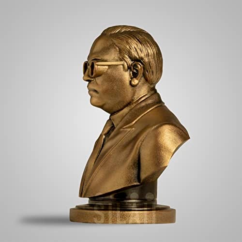 SILAII Dr. B. R. Ambedkar Sculpture – 5 Inch, Antique Bronze Finish | Perfect for Home Decor, Office Desk, Study Table & Gifting - Image 5