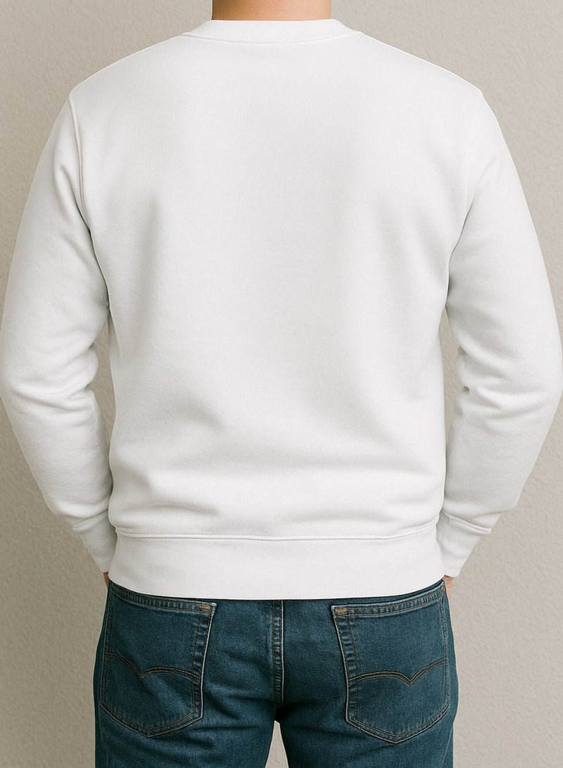 UAE Barcode Flag Sweatshirt – Minimalist National Day Design | Unisex Emirati Pride Pullover - Image 4