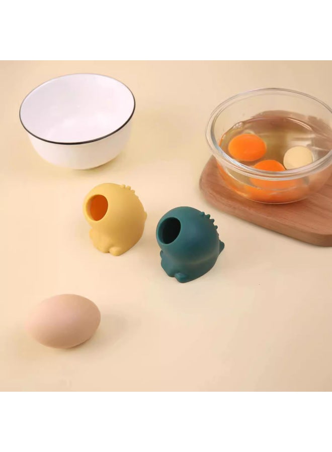 Creative Kitchen Utensils Egg White And Yolk Separator Egg Protein Egg Liquid Isolator Egg Separator Silicone Egg Suction Device-Specifications:Green - Image 5