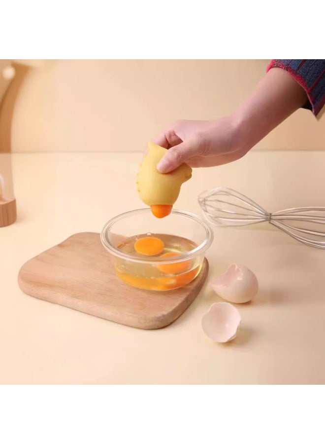 Creative Kitchen Utensils Egg White And Yolk Separator Egg Protein Egg Liquid Isolator Egg Separator Silicone Egg Suction Device-Specifications:Green - Image 2