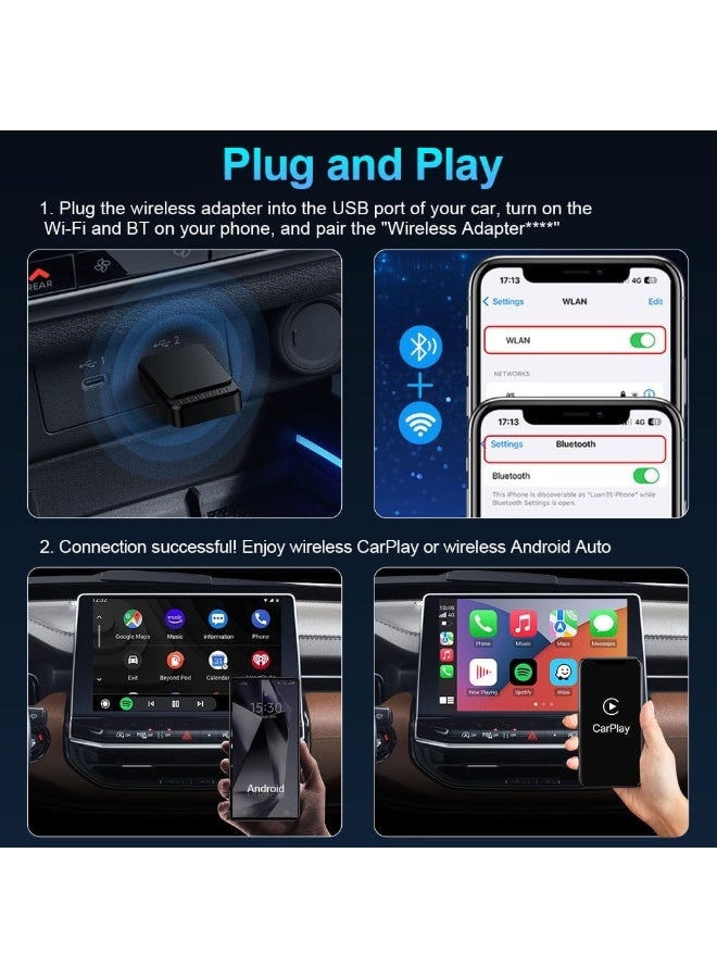 Wireless CarPlay Adapter – Convert Wired to Wireless – Plug & Play – Fast Auto-Connect – Compatible with iOS 10+ - Image 4