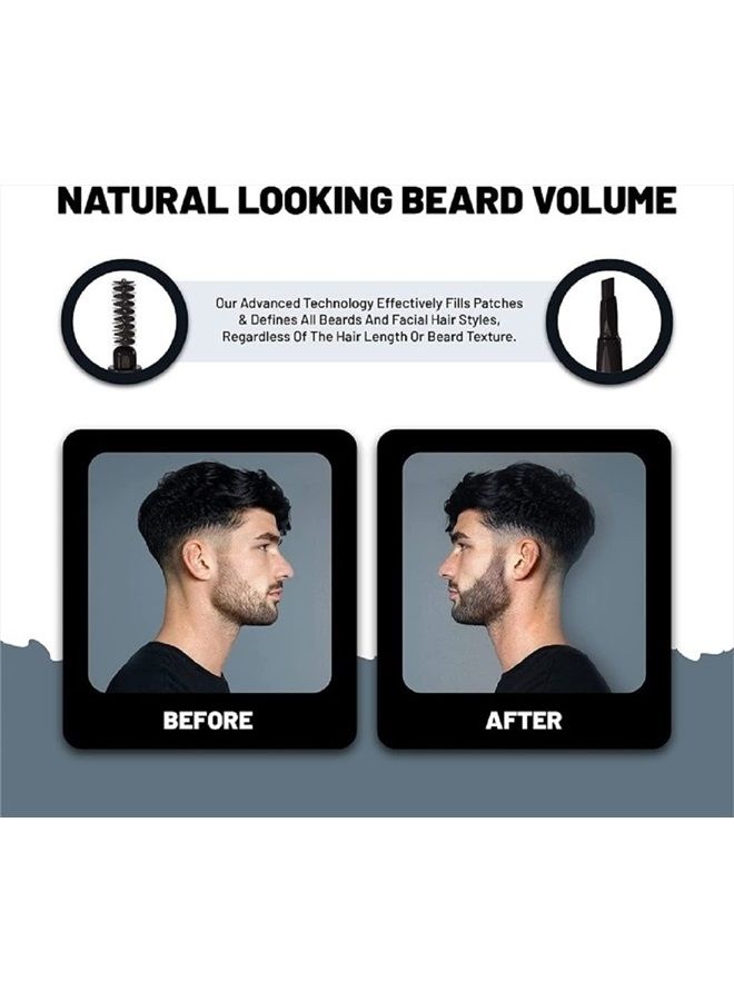 VOID Homme Beard Pencil Filler for Men (Black, Set of 4) Instant Beard Pen Kit for Full Beards, Easy Beard Pen Liner, VOID Beard Filler Pencil for Beard Filling Pen Kit & Waterproof Beard Pencil - Image 2