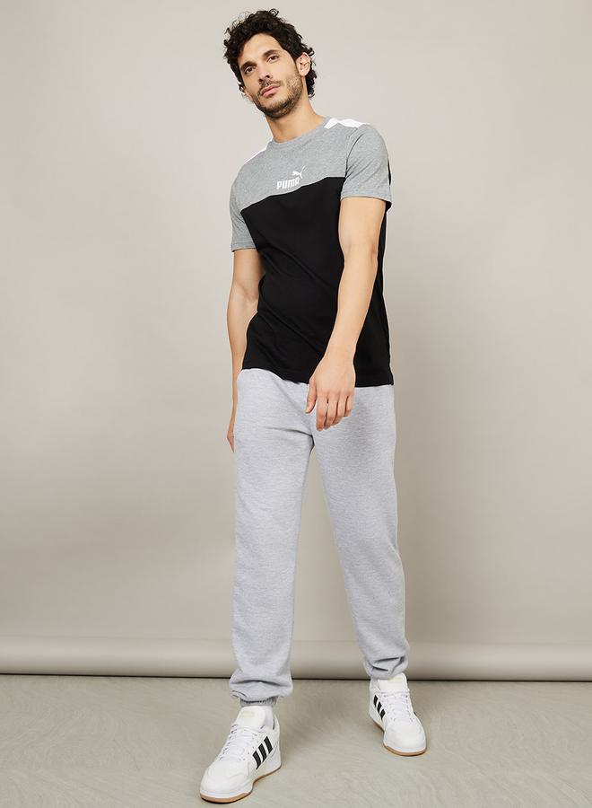 PUMA تي شيرت أساسي بتصميم ملون وقصة عادية - Image 3