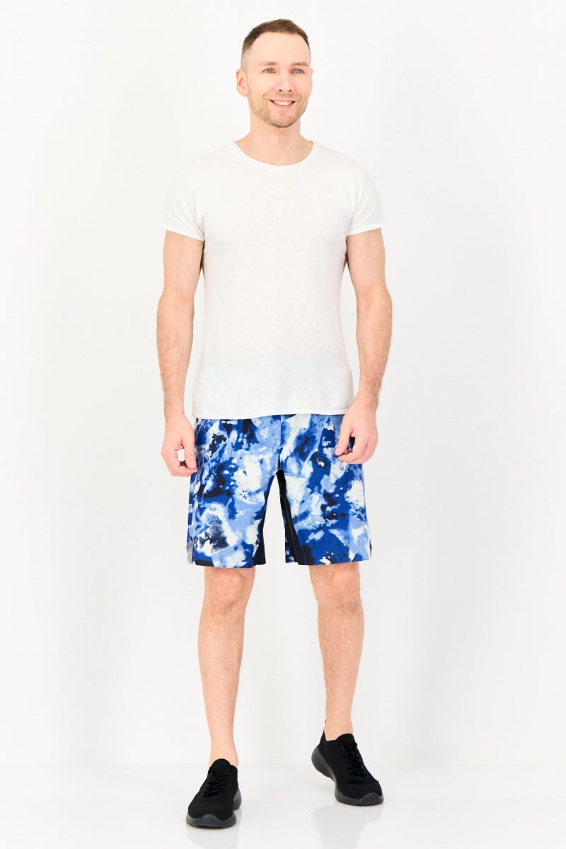 UNDER ARMOUR Men Loose Fit Camouflage Training Shorts, Multicolor - Image 2