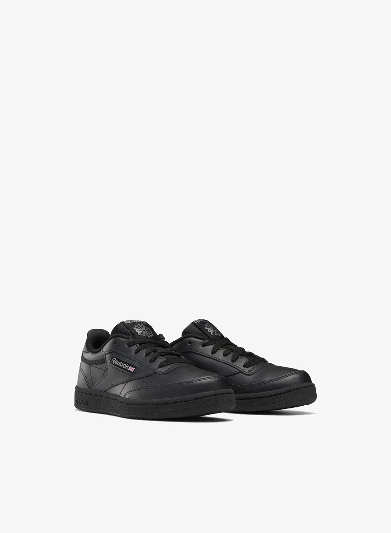 Reebok Black/Charcoal Reebok Club C Youth Unisex Shoes  | Best Price UAE