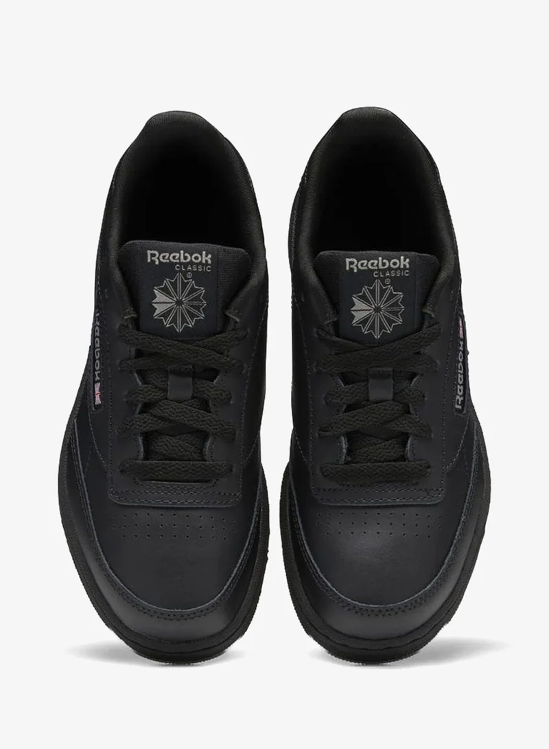 Reebok Black/Charcoal Reebok Club C Youth Unisex Shoes  | Best Price UAE