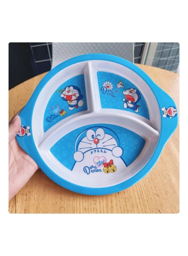دورايمون طبق أطفال دورايمون مقسم – طبق عشاء كرتوني لطيف متعدد الأقسام وخالٍ من BPA - Image 1