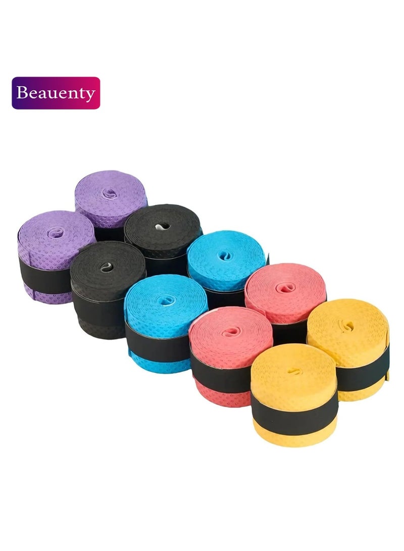 Beauenty Tennis Racket Grip Tape, Multi-Color Anti-Slip Overgrip Tape, 60 Pieces - Image 1