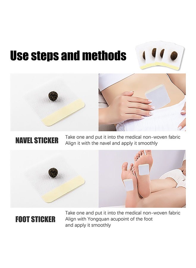 Jaysuing 30Pcs Weight Loss Sticker-Slim Patch Natural Herbal Essence Fat Burn Slim Body  Weight Slimming Patch, Safe and Effective, Help Detoxify Tone  - Image 5