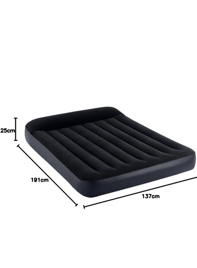 INTEX Full Pillow Rest Classic Air Bed with Fiber Technology – Comfortable Inflatable Mattress (191x137x25 cm) - Image 4
