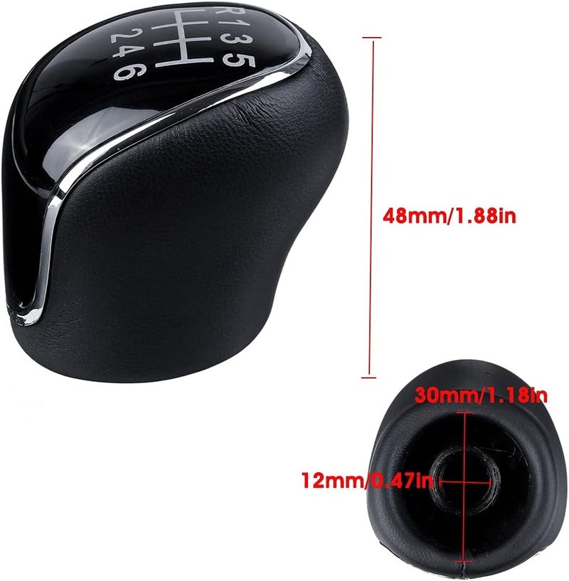 Yurefax 6 Speed Gear Shift Knob for Ford Vehicles - Image 2