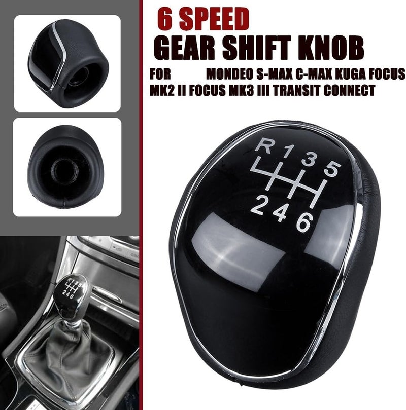 Yurefax 6 Speed Gear Shift Knob for Ford Vehicles - Image 3