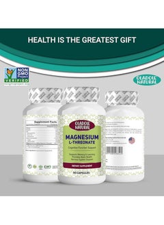 Oladole Natural Oladole Natural Magnesium L-Threonate - 90 Capsules | Cognitive Function Support, Memory & Learning, Promotes Brain Health | Nervous System Support | Magnesium for Better Sleep, Memory & Attention  - Image 4