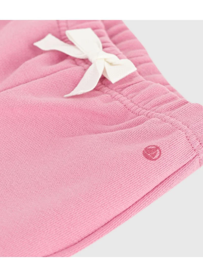 Petit Bateau Babies' plain cotton trousers