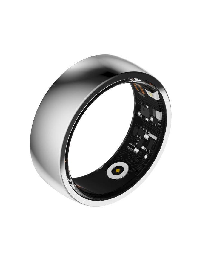 حلقة ذكية R09 للتحكم عن بعد في التصوير الفوتوغرافي ومراقبة الصحة - اللون: فضي 22 # 【القطر الداخلي 21.5 مم】 سلك شحن - Image 1