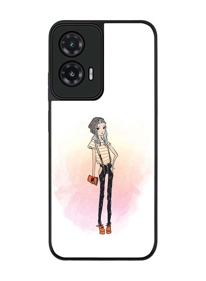 Stylizedd For Motorola Moto G35 Case,Slim fit Camera Protection, Shockproof Thin Phone cover  - Hipster Chic