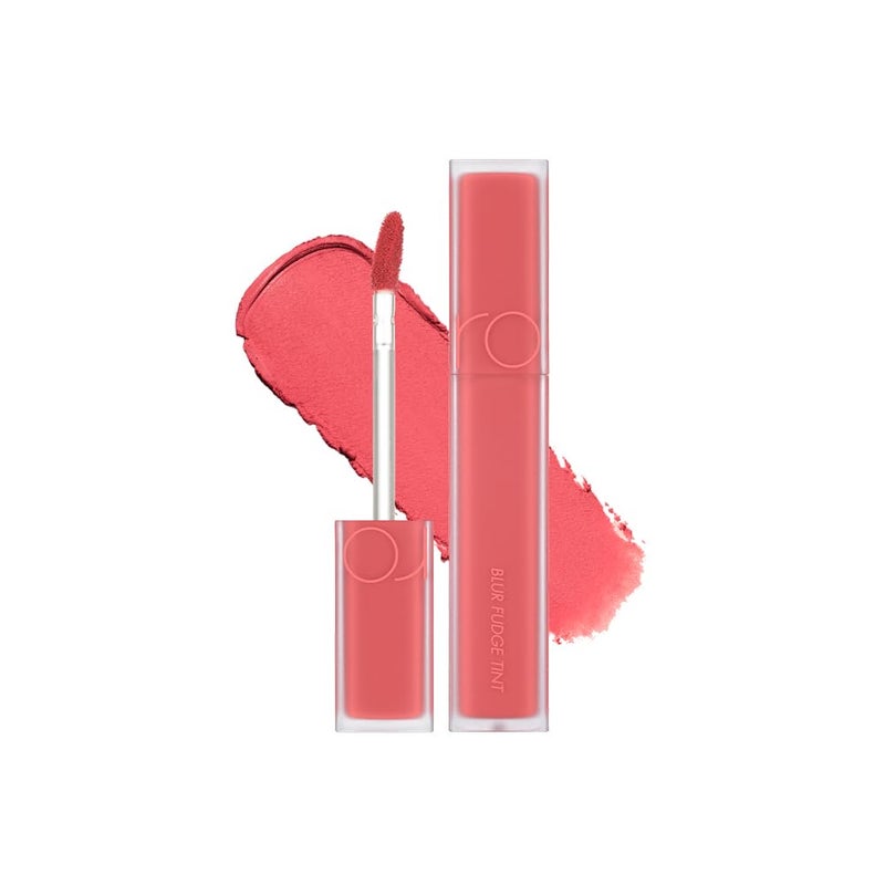 rom&nd BLUR FUDGE TINT | matte lipstick| light weight| cream type| super stay| k-beauty| highly pigment|moisturizing,0.17oz (14 UNROSE) - Image 1
