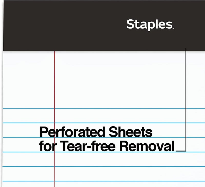 Staples Tru Red Dual Standard Narrow Ruled Jr Pad Assorted Colors Parent - Image 5