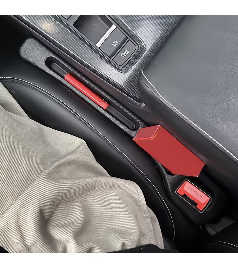 2 Pack Car Seat Gap Filler Strips Black For BYD Interior Organizer - Image 4