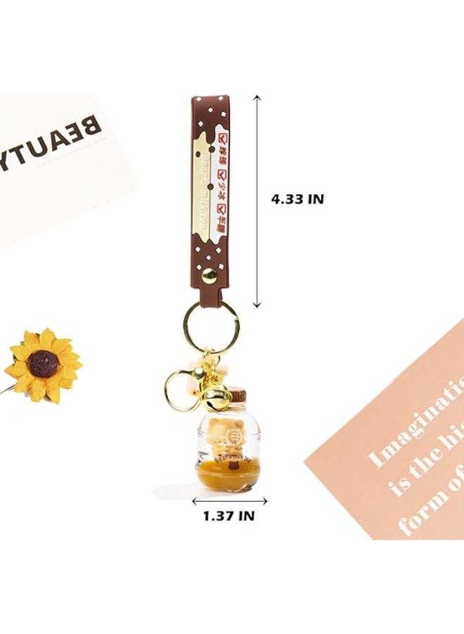 سلاسل المفاتيح - ديكور المياه السائل لطيف مناسب لحقائب الظهر ، هدية جميلة للفتيان والبنات - Image 3