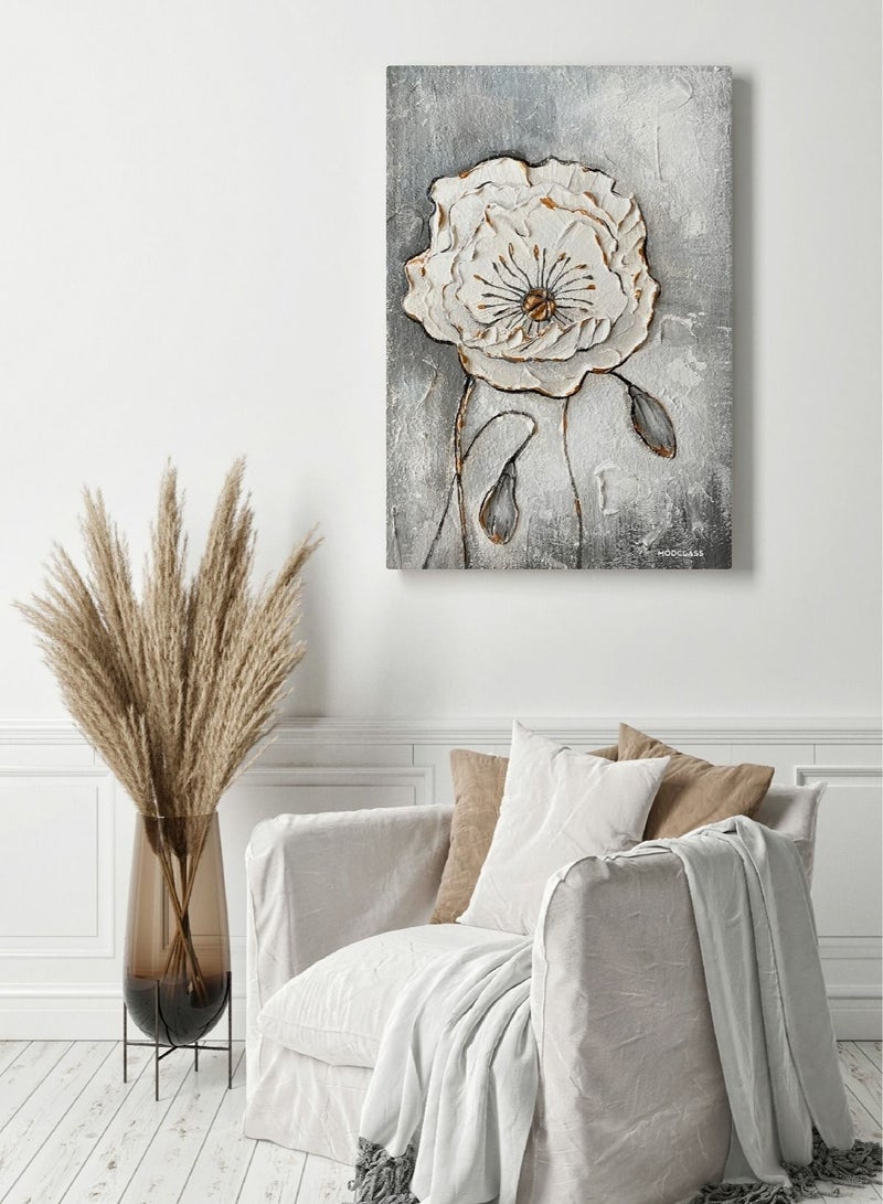 مودكلاس لوحة جدارية كانفس بتصميم وردة - Image 1