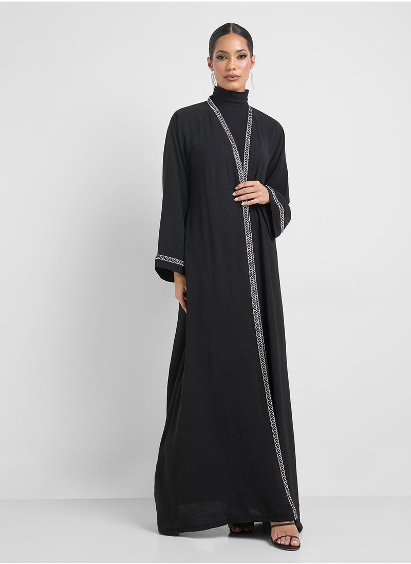 Khizana - Embellished Abaya & Sheila - Image 1