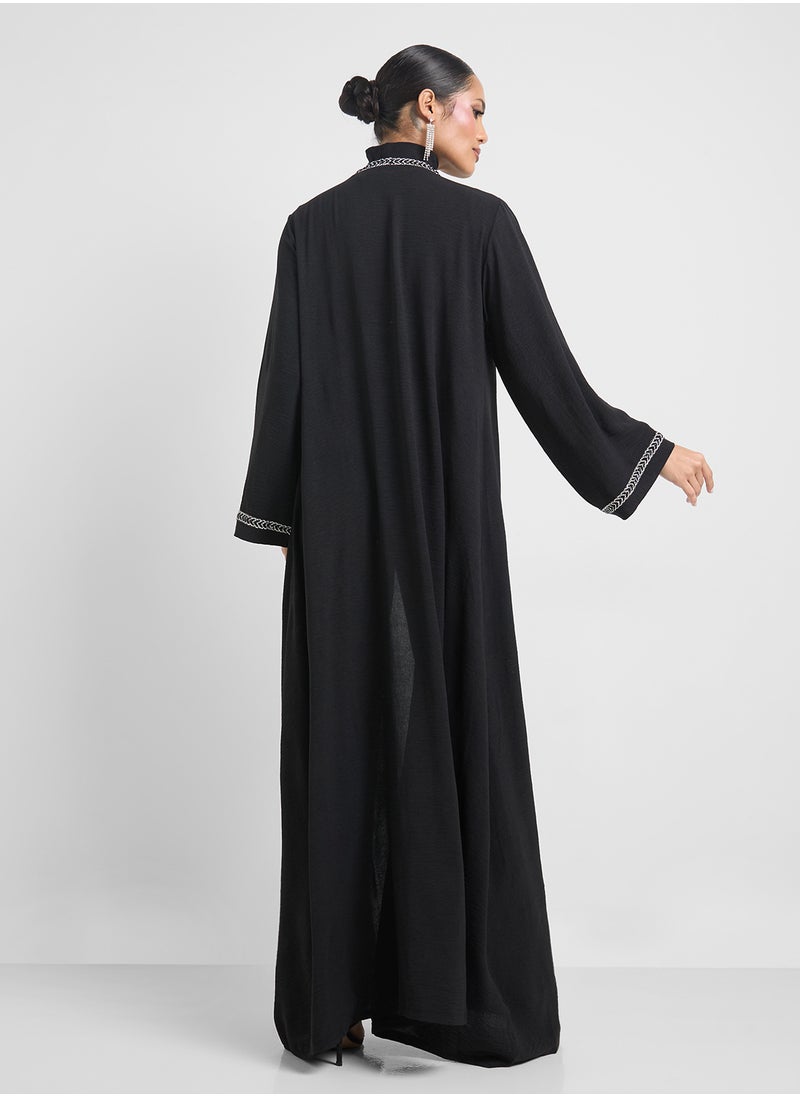 Khizana - Embellished Abaya & Sheila - Image 1