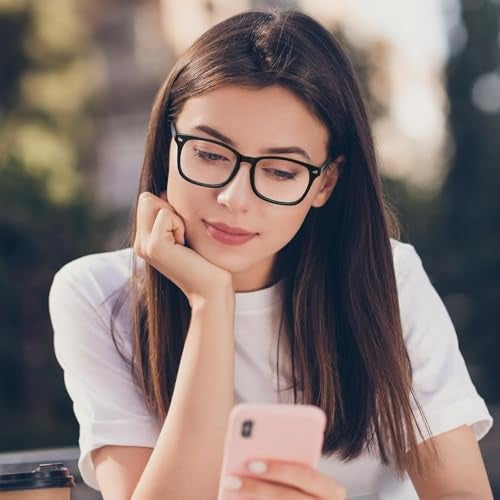 ZEHEXA Reading Glasses for women Blue Light Blocking Glasses Filter UV Square Lightweight Readers Glasses for Men and Women 2.5 - Image 4
